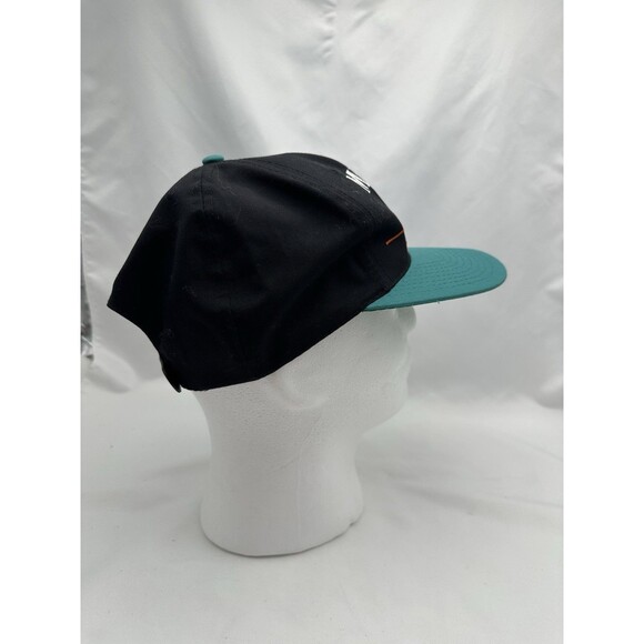 Vintage Miami Dolphins Hat Men Black Eastport Snap Back Cap embroidered - Picture 5 of 12